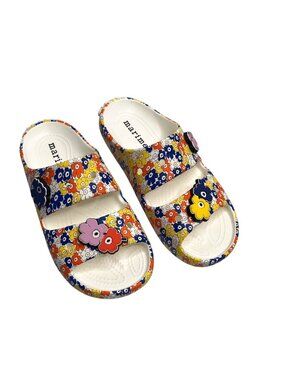 Marimekko x Crocs Womens Floral Print Slide Sandals 8